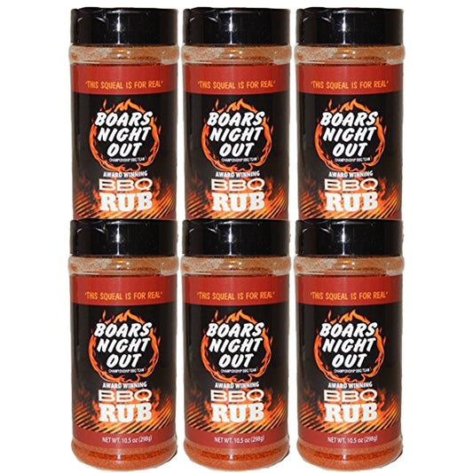 Boars Night Out BBQ Rub - 6 Pack