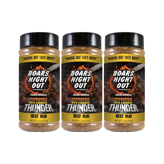 Boars Night Out Southern Thunder Beef Rub - 3 Pack