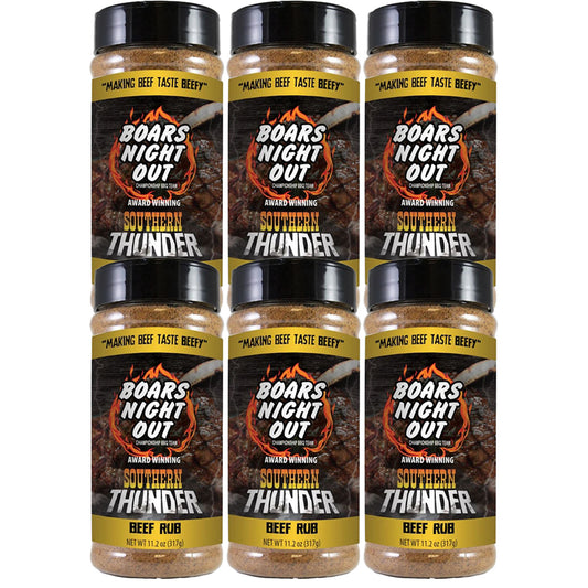 Boars Night Out Southern Thunder Beef Rub - 6 Pack